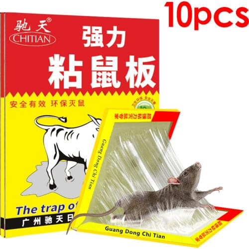 Mouse Board Sticky Mice Glue Trap High Effective Rodent Rat Rodent Rat Snake Bugs Catcher Pest Control Reject Non-toxic
