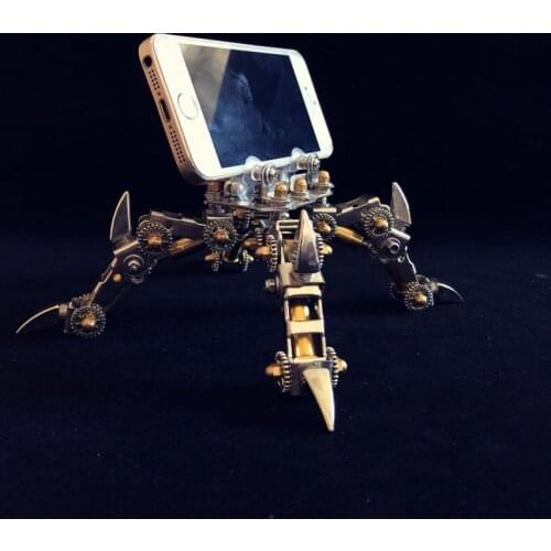 Mechanical style cool all metal assembly model chase live broadcast mobile phone base tablet iPad stand