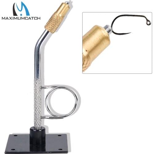 Maximumcatch Mini Fly Tying Vise Pliers 360 Rotation Hard Jaws DIY Making Flies Hooks Size #14-#20