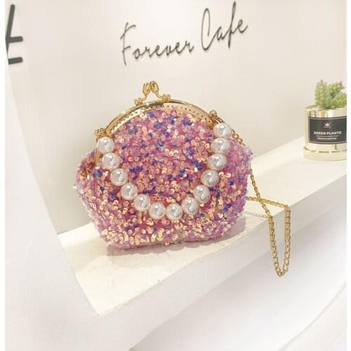 Fashion Handbag Tote Bag Women Shoulder Bags Pearl Clutch Party Design Chain Wedding Crossbody Bag 2021 Ladies Evening Package