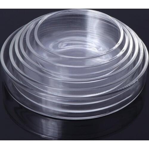 New Arrival Fish Tank Feeder Aquarium Shrimp Glass Feeding Bowl Dish Tray 6 Size A823