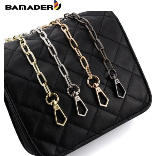 O Type Metal Chain Match Rhombused Hook High Quality Iron Chain Electroplating Process Fashion Four-color Bag Shoulder Strap