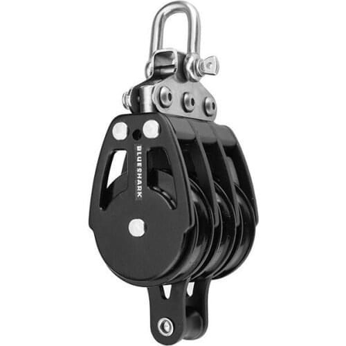 Sailboat Hardware 38 mm 1 1/2 Inch Aluminum Triple Becket Block 2257