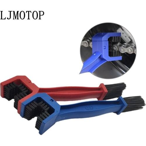 Motorcycle chain brush Cleaner Gear Grunge Outdoor Cleaner Scrubber Tool For Honda CR125R CR250R SL230 CRF450R CRF250X CRF450X