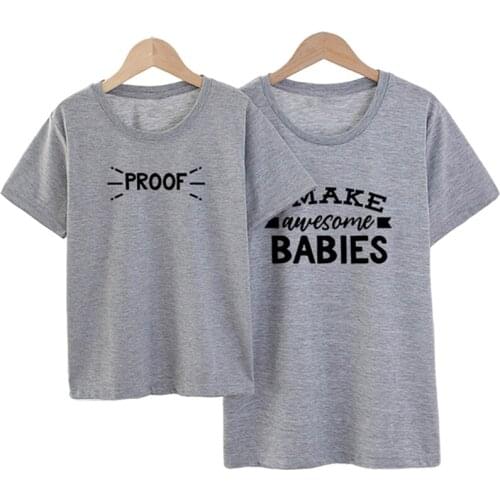 Family Look Shirt Mommy and Me Clothes Cotton T-shirt Dad Baby Girl Tops Father Mother Daughter Son Matching Family outfits Look