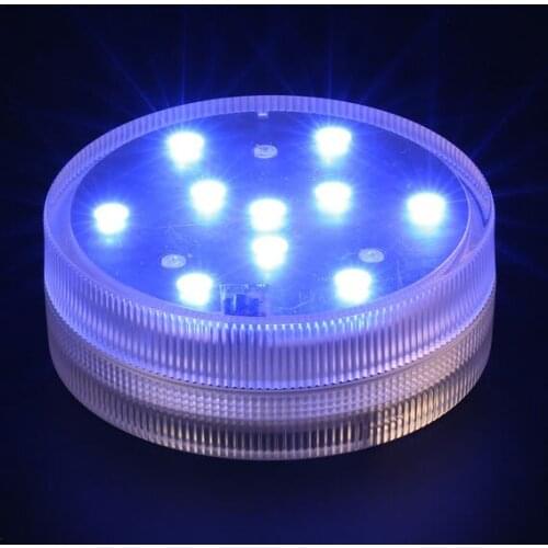 LED Submersible candle Remote Control Waterproof decorative candle Wedding Party Decoration Floral Vase Base Light Hookah Lamp