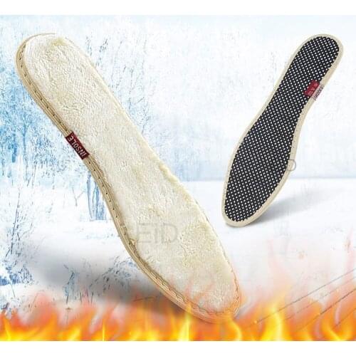 EID Keep Warm Heated Insole Cashmere Thermal Insoles Thicken Soft Breathable Winter Sport Shoes For Man Woman Boots Pad Sole