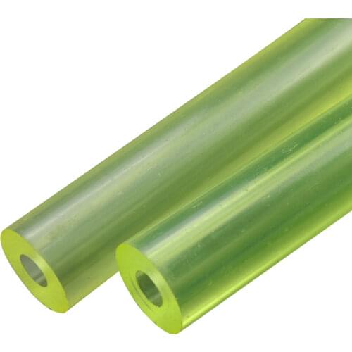 All kind of Outside diameter ID 8mm 500mm length hollow PU rod RUBBER SPRING bar polyurethane Elastic rubber round stick