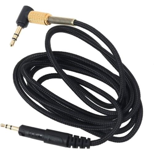 Replacement -Audio Cable For -Sennheiser HD518 HD558 HD598 M40X M50X Headphones Cord Headsets Wire Connecter -Audio Remote L41E