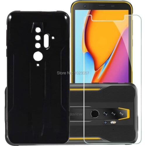 2-in-1 Glass + Full Cover Case For Blackview BV6300 Pro Silicone Case Cover For Blackview BV6300 Screen Protector