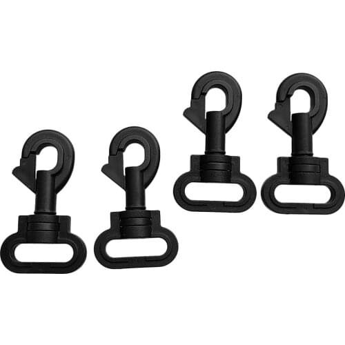 4 pieces swivel snap hook clip for diving kayaks 25 mm / 1 inch webbing