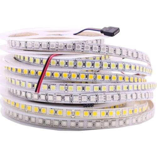 5m/lot 10mm PCB Single Row 5050 SMD 600 LED Strip DC12V non-waterproof Flexible Light 120 leds/m,5m/lot White Warm White RGB