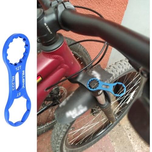 Aluminum Bicycle Front Fork Repair Tool For SR Suntour XCR/XCT/XCM/RST MTB Bike Front Fork Cap Wrench Disassembly Tools