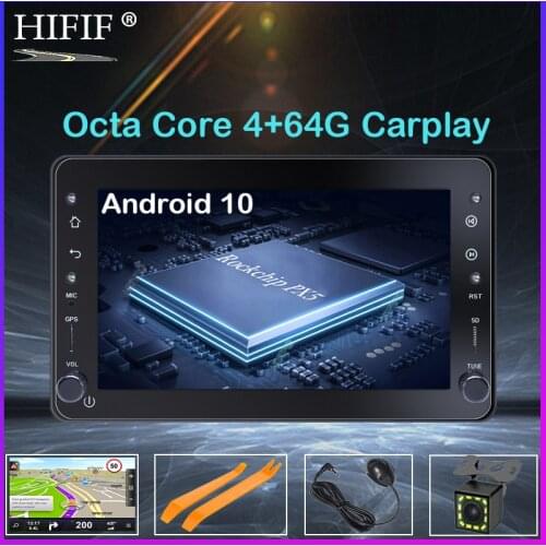 7" One din Android 10 Car DVD Multimedia Navigation Player For Alfa Romeo Spider Brera 159 Sportwagon Stereo 4Core DSP Carplay