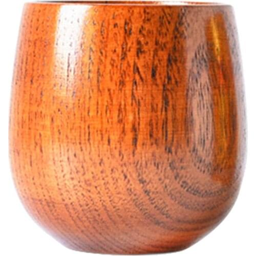 180ml Natural Jujube Wood Cup Handmade Wooden Cup Mug Breakfast Milk Coffee Cup Kitchen Drinkware Accessories