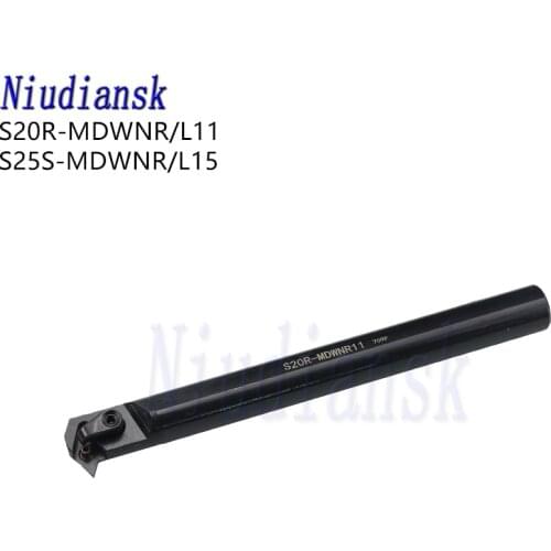 1pc S20R-MDWNR11 Internal Turning Tool Holder S25S-MDWNR15 Inner Hole Turning Tool S20R-MDWNL S25S-MDWNL15 Arbor CNC Lathe Tools