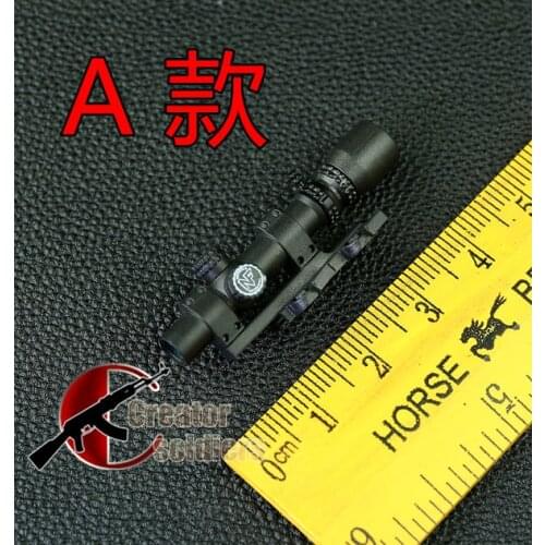 KNL HOBBY Action Figure 1/6 soldiers modern military sights model sniper rifle mirror model A common DAM SS, etc