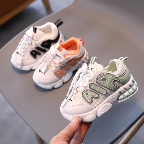2020 Autumn New Boys Girls 1-5 years old tide kids shoes soft bottom Fashion Breathable Sneakers Non-slip Toddler Running Shoes