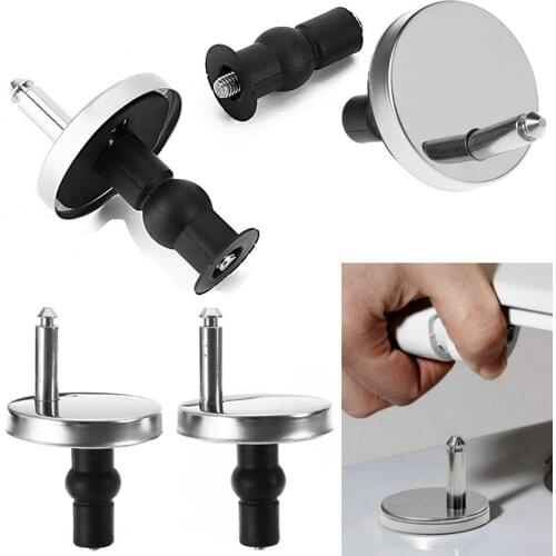 Stainless Steel Close Toilet Seat Toilet Lid Accessories Universal 1Pair Universal Top Stainless Steel Installed Toilet Screw