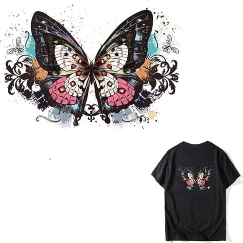 COSBILL Butterfly Patches Imaginations Iron On Applique For A-level Washable Clothes DIY Accessory Decoration Sticker Y-011