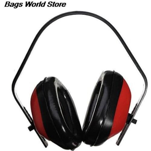 1X Soundproof Anti Noise Earmuffs Mute Headphones For Study Work Sleep Ear Protector With Foldable Adjustable Headband