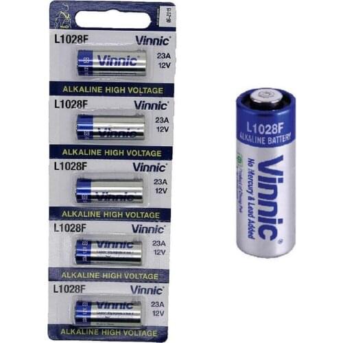 Pilas Vinnic bateria original Alcalina Especial LR23A 12V en blister 5X Unidades