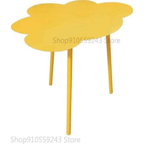 Nordic Sofa Side Table Iron Art Ins Cloud Small Side Table Simple Bedside Table Net Red Small Coffee Table
