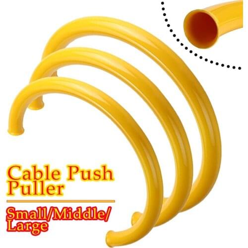 45.5/49.5/58cm Electric Cable Push Pullers Duct Snake Rodder Fish Tape Guide Device Wire Storage Tube