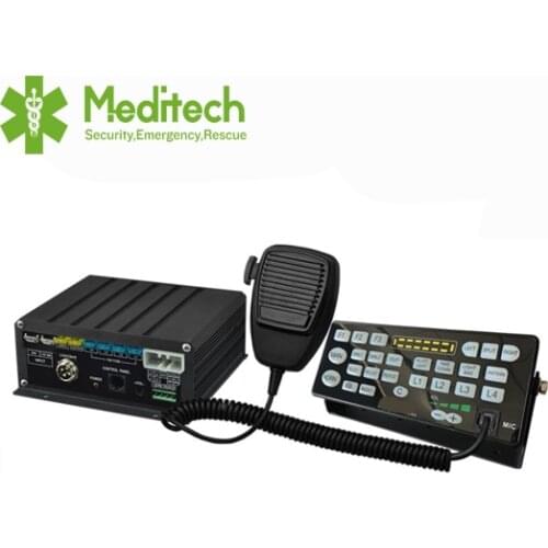 Meditech new design siren amplifier with light control use for emergency vehicle, ambulance,fire truck