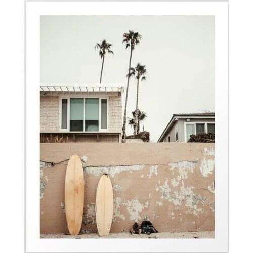 Vintage Retro Tin Sign San Diego Surfing Art Print Art Poster Plaque Home Wall Decor