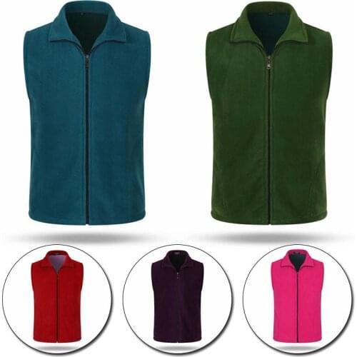 Fleece Women Vests Autumn Warm Korean Plus Size Lapel Collar Sleeveless Jackets Ladies Fashion Zipper Casual Waistcoat Female