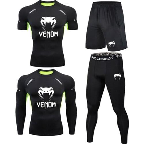 2022 Mens Quick Dry Compression T-Shirt 4-Piece Sports Compression For Running, Suitable For Gym And Combat Clothing