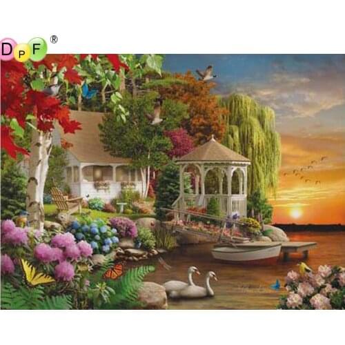 5D DIY Diamond Painting hourse round/square Cross Stitch Diamond Embroidery kits Diamond Mosaic home Decorative drill