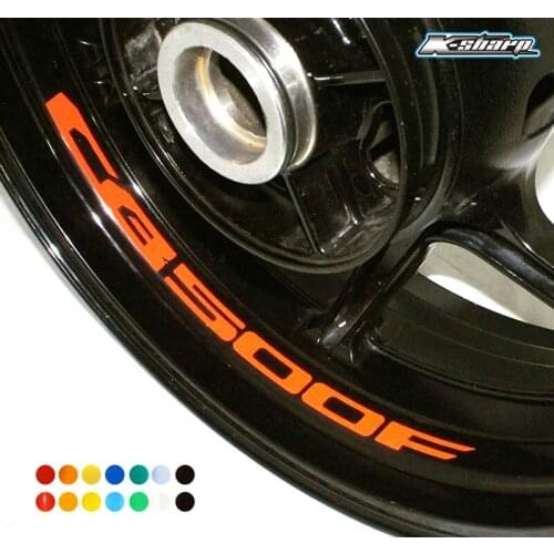 8 X CUSTOM INNER RIM DECALS WHEEL Reflective STICKERS STRIPES FIT HONDA CB 500F