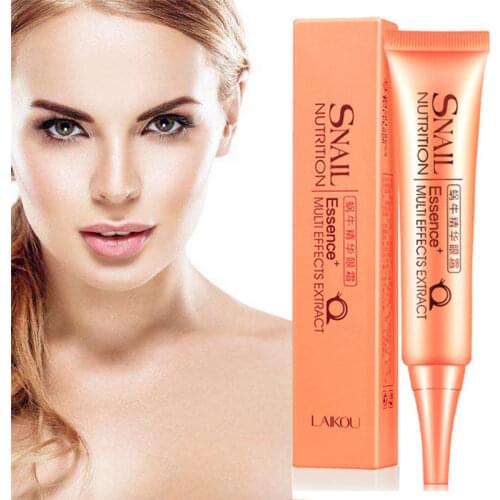 30ml Snail Serum Eye Cream Under Eye Dark Circle Remover Firming Anti Aging Puffiness Anti Wrinkle Moisturizing Eye Care TSLM2