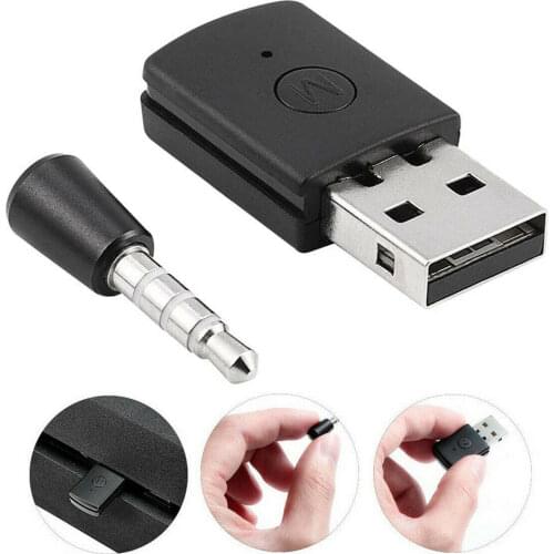 Bluetooth 4.0 USB Bluetooth Receiver Wireless Adapter 3.5mm USB Dongle Gamepad Joystick Game Controller for PS4