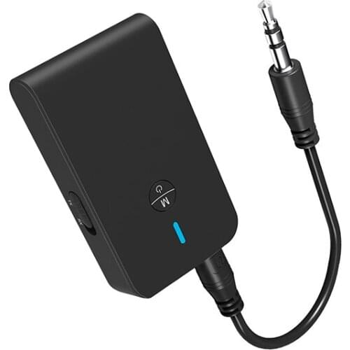 BT 5.0 Transmitter Receiver 2In1 Wireless 3.5mm AUX Audio Adapter BT Receivers Transmitters For TV Home Computer Car Speaker New