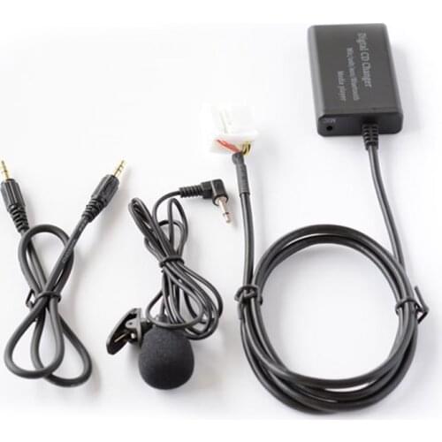 Bluetooth Hands Free Car Kit AUX/AUX MIC Input Adapter For Honda Accord Civic CRV