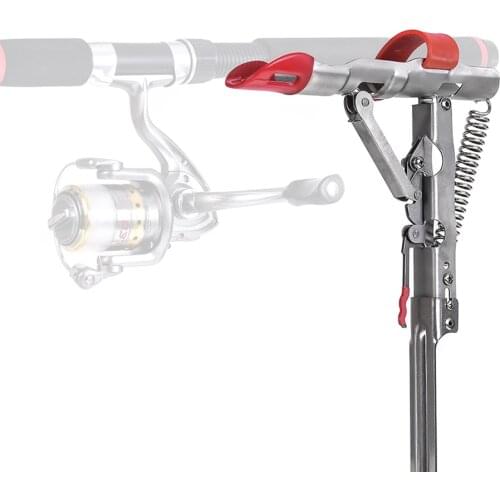 Stainless Steel Fishing Rod Holder Pole Fish Pole Bracket Standard Fishing tool Holder Mount Steel 453g Carp Fishing Gear Pesca