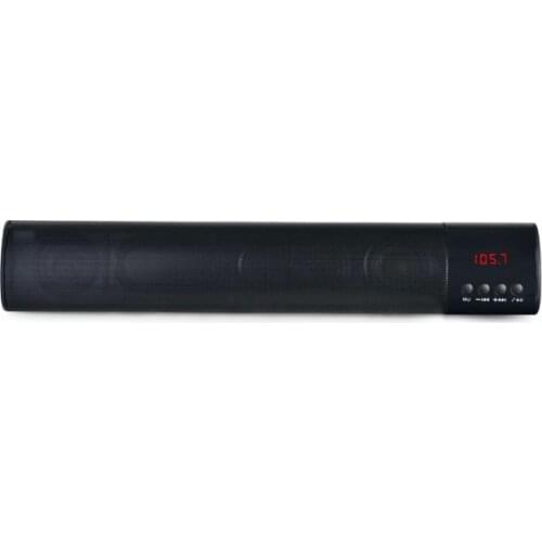 Home TV PC bluetooth Soundbar Speaker Portable Wireless Subwoofer 3D Surround Speakers HiFi Support FM Radio Clock TF USB