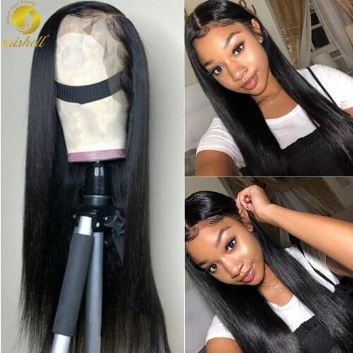 Brazilian 13x4 Lace Front Human Hair Wigs Unbleached Straight Lace Front Wig Natural Hairline Virgin Hair Wig