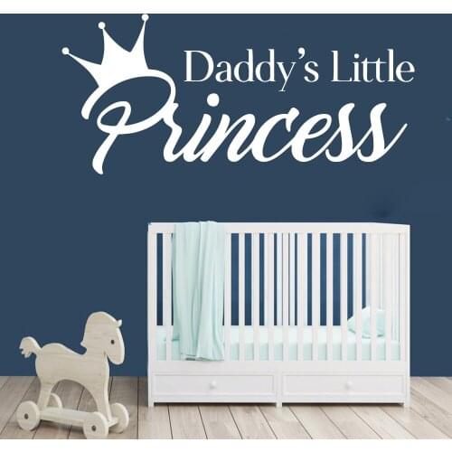 Cutely Princess Phrase Vinyl Wall Sticker Decal For Kids Room Decor Wall Decals Babys Room Bedroom Decal Decor