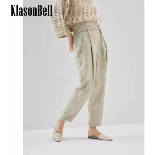 Женские льняные брюки TOPACHIC China At AliExpress