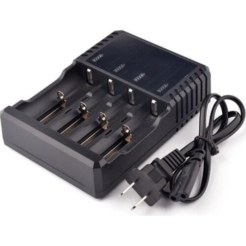 18650 Battery 4-Slots Charger For 18650 18350 17500 25500 14500 26650 1.2V AA AAA Ni-MH LI-ion NiCd Batteries protection