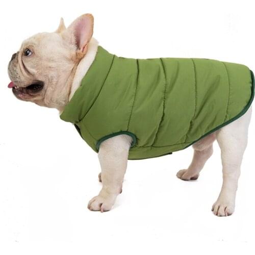Winter Pet Coat Clothes 2 Layers Fleece Lined Warm Dog Jacket Puppy Winter Cold WeatherSoft Windproof Small Dog Coat