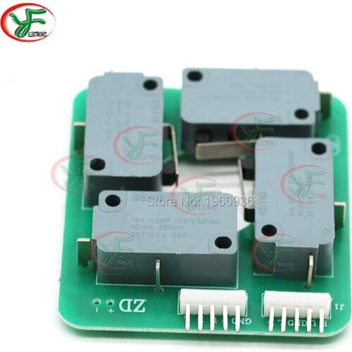 1PCS Double 5pin led Arcade joystick pcb Illuminated joystick circuit board with micro switch High quality joystick accessories