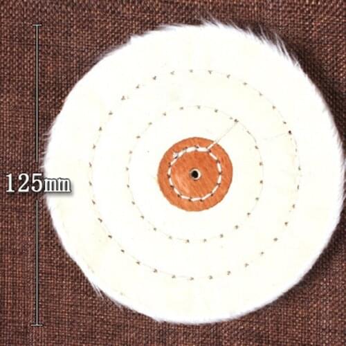 1 X 6 Cloth Buffing Polishing Wheel Arbor Buffer Polish Grinder Pad Mat White
