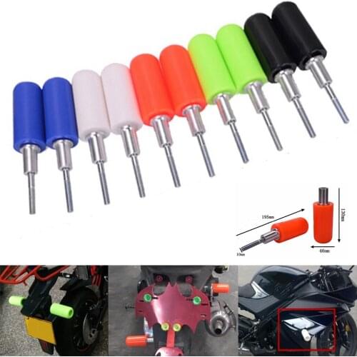 2 Pieces Frame Crash Sliders Falling Protection Protector Kit for Motorcycle Sportbike