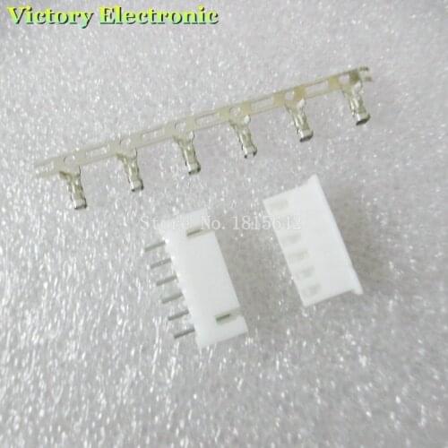 20PCS/LOT XH2.54 Kits 2.54mm Pin Header + 6P + Housing XH2.54-6P Socket