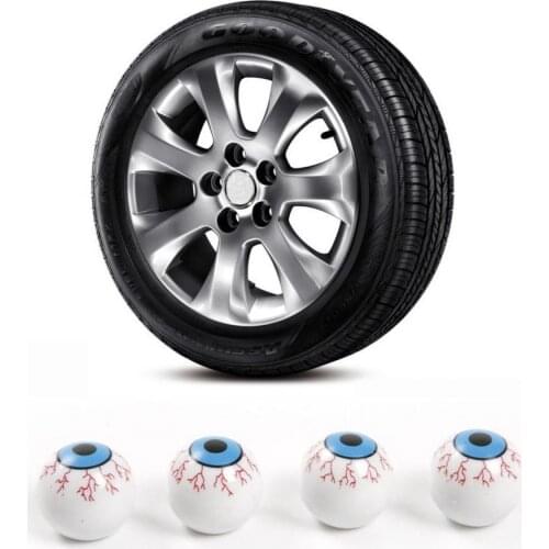 80% Hot Sale 4Pcs Eyeball Universal Car Truck Wheel Tire Air Valve Stem Anti-dust Cover Caps